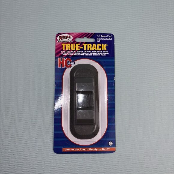 Atlas Other - Atlas Bumper True-Track (2) - HO Scale Nickel Silver Model Train Track - #470